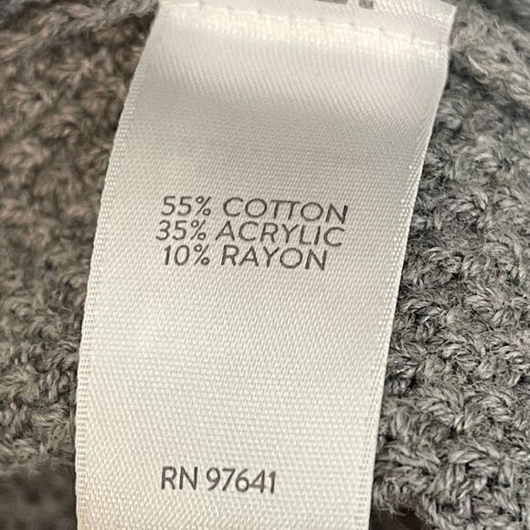 9. J.Jill Fringe Belted Oversized Knit Cardigan Size S - Picture 6 of 6